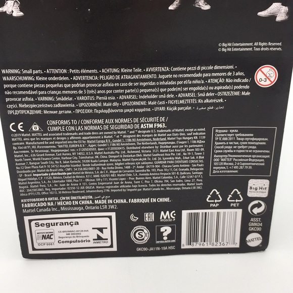 BTS Bangtan Boys Fashion Doll Figure RM K-Pop Music Band Idol K-Pop Mattel New - Picture 7 of 12